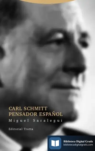 Descargar Carl Schmitt Pensador Español