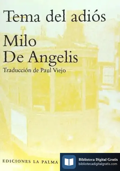 Descargar Tema Del Adiós de Milo de Angelis