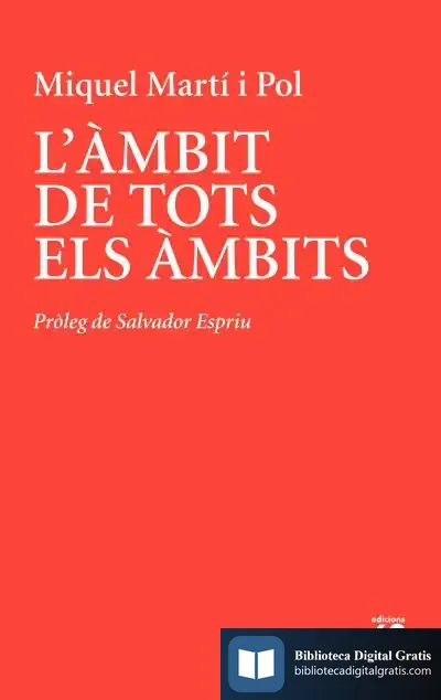 Descargar L'Àmbit De Tots Els Àmbits de Miquel Martí I Pol