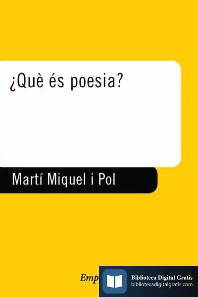 Descargar ¿Què És Poesia?