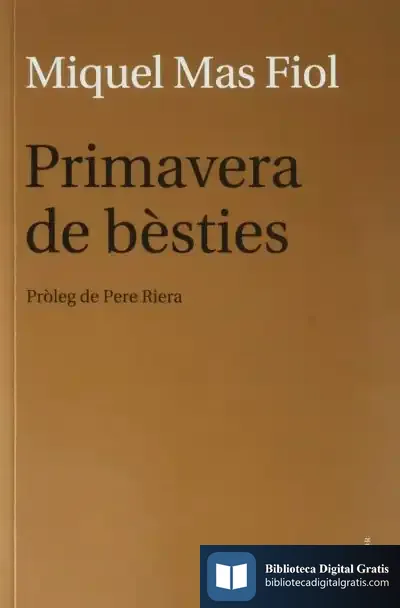 Descargar Primavera De Bèsties de Miquel Mas Fiol