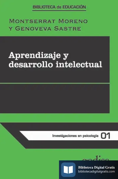 Descargar Aprendizaje Y Desarrollo Intelectual de José de la Torre y del Cerro