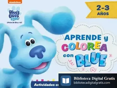 Descargar Aprende Y Colorea Con Blue (Las Pistas De Blue Y Tú) de Nickelodeon