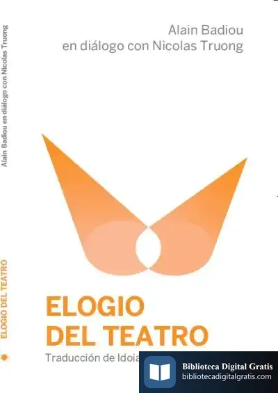 Descargar Elogio Del Teatro de Nicolas Truong