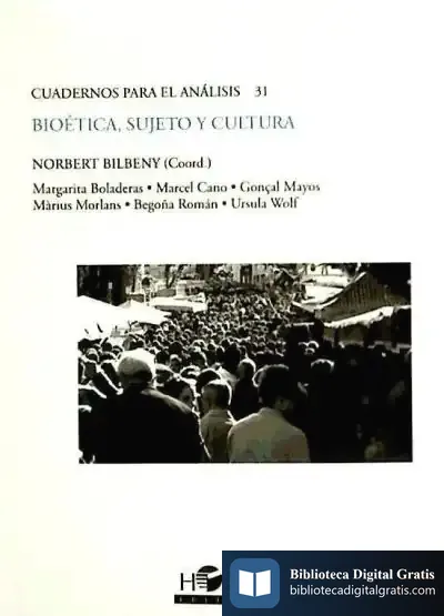 Descargar Bioética, Sujeto Y Cultura de Varios Autores