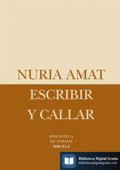 Descargar Escribir Y Callar