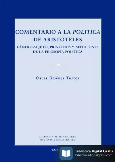 Descargar Comentario A La Politica De Aristoteles