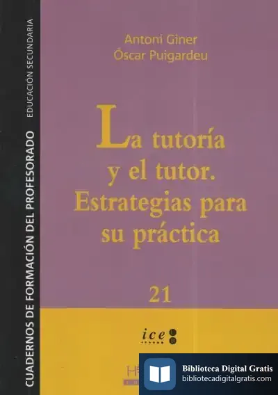 Descargar La Tutoría Y El Tutor de Pedro Olaya Ruano
