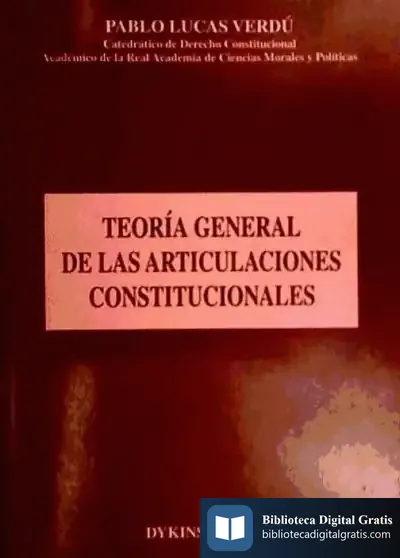 Descargar Teoría General De Las Articulaciones Constitucionales