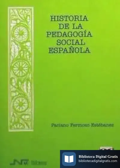 Descargar Historia De La Pedagogía Social Española de Josep Maria Burgués I Badia