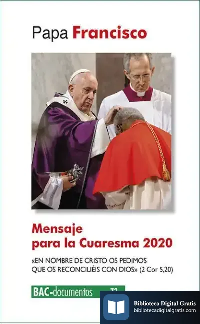 Descargar Mensaje Para La Cuaresma 2020 de Papa Francisco