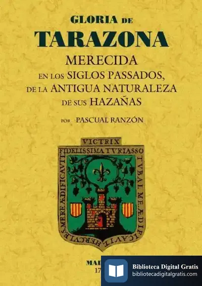 Descargar Gloria De Tarazona de Juan Vicente García Marsilla