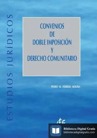Descargar Convenios De Doble Imposición Y Derecho Comunitario
