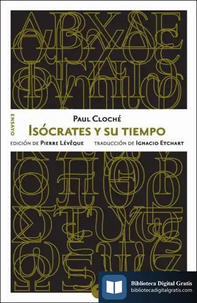 Descargar Isócrates Y Su Tiempo