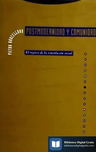 Descargar Postmodernidad Y Comunidad