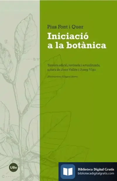 Descargar Iniciació A La Botànica