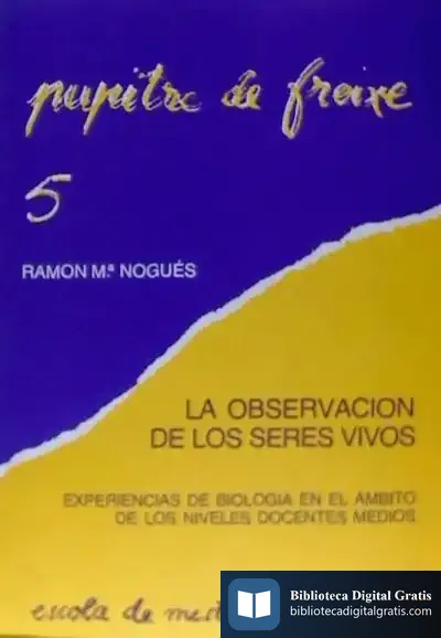 Descargar La Observación De Los Seres Vivos