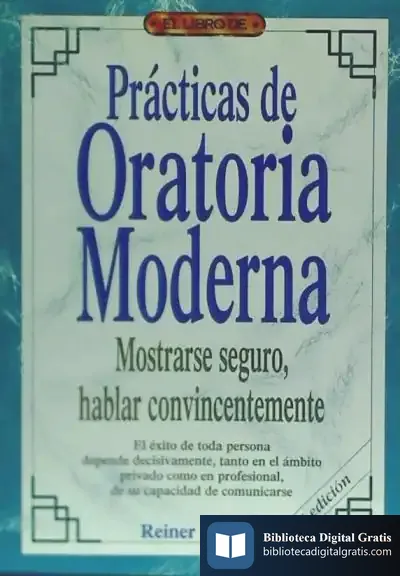 Descargar El Libro De Prácticas De Oratoria Moderna