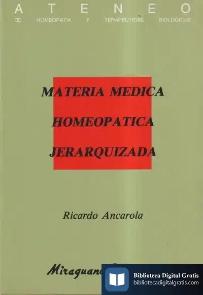 Descargar Materia Médica Homeopática Jerarquizada