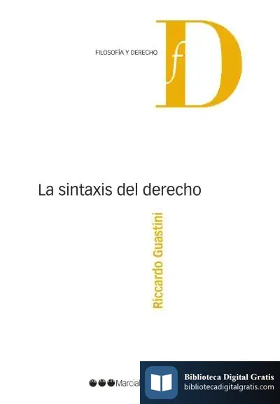 Descargar La Sintaxis Del Derecho