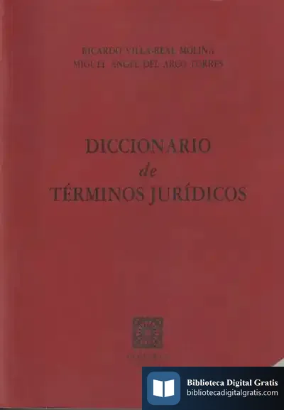 Descargar Diccionario De Términos Jurídicos de Elisabeth Villiers
