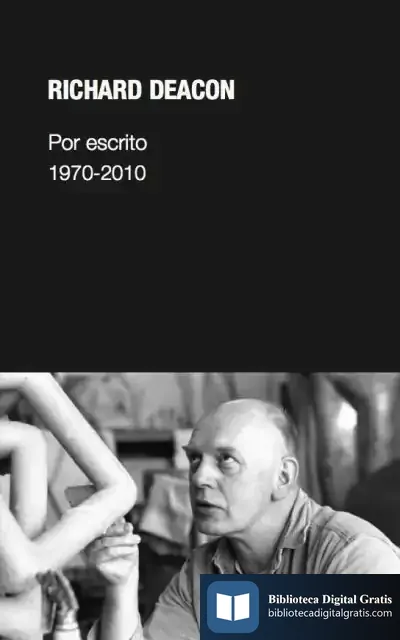 Descargar Por Escrito. 1970-2010 de Richard Deacon