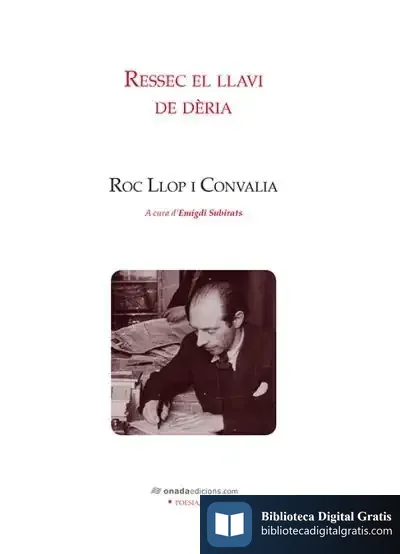 Descargar Ressec El Llavi De Dèria de Roc Llop Convalia