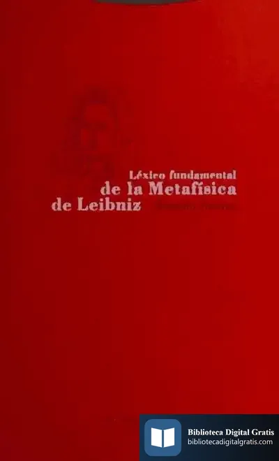 Descargar Léxico Fundamental De La Metafísica De Leibniz