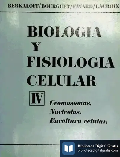 Descargar Biologia Y Fisiologia Celular, Vol. Iv de Pat Thomas