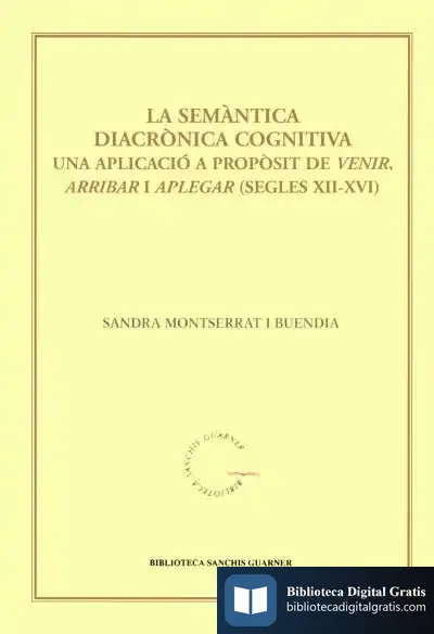 Descargar La Semàntica Diacrònica Cognitiva