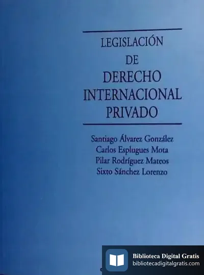 Descargar Legislación De Derecho Internacional Privado de Tirso de Molina