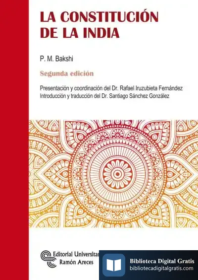 Descargar La Constitución De La India de Santiago Sánchez Gónzalez