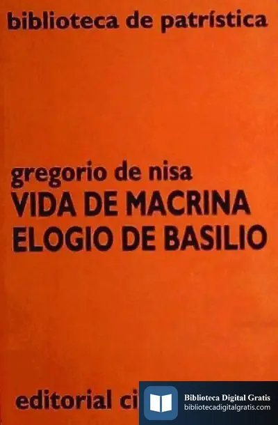 Descargar Vida De Macrina ; Elogio De Basilio