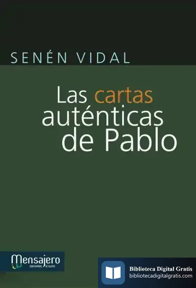 Descargar Las Cartas Auténticas De Pablo de Senén Vidal
