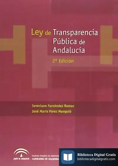 Descargar Ley De Transparencia Publica De Andalucia 2ºed