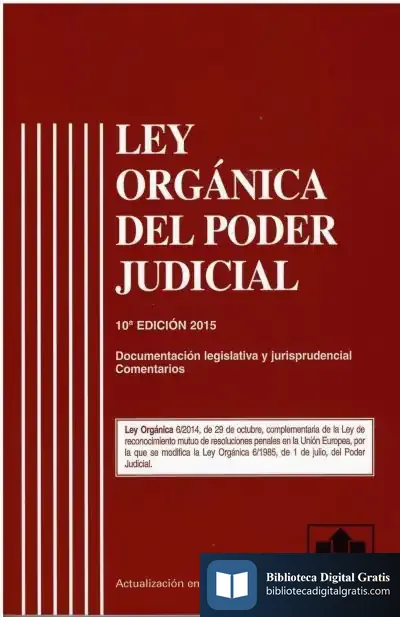 Descargar Ley Orgánica Del Poder Judicial