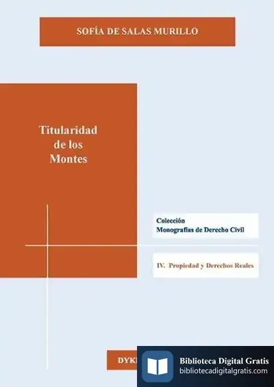 Descargar Titularidad De Los Montes