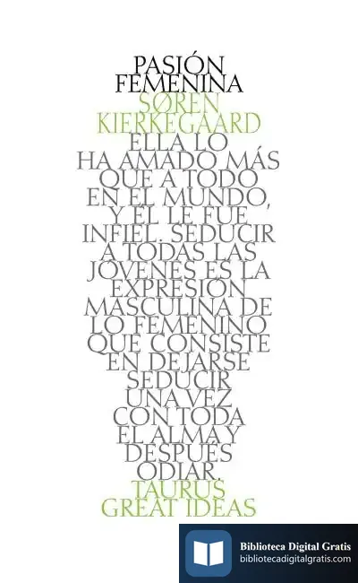 Descargar Pasión Femenina de Søren Kierkegaard