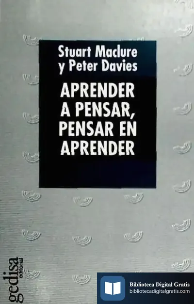 Descargar Aprender A Pensar. Pensar En Aprender