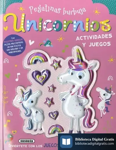 Descargar Pegatinas Burbuja. Unicornios