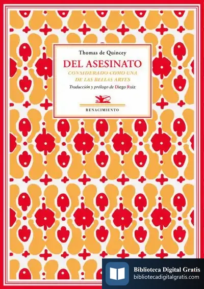 Descargar Del Asesinato Considerado Como Una De Las Bellas Artes de Thomas de Quincey