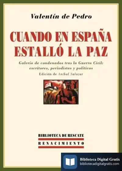 Descargar Cuando En España Estalló La Paz de Valentín de Pedro