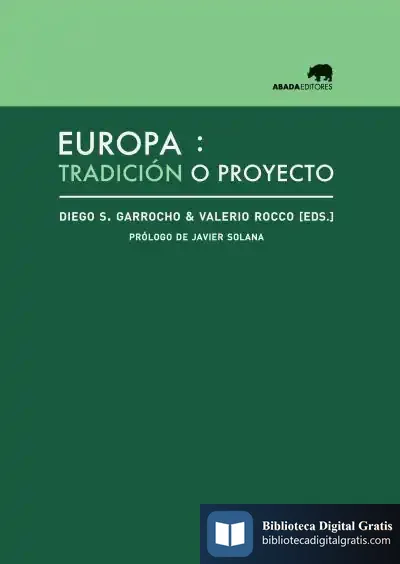 Descargar Europa: Tradición O Proyecto