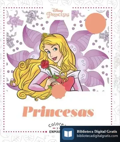 Descargar Arteterapia. Colorea Y Enmarca. Princesas de Bluey