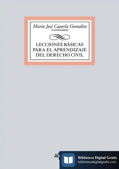 Descargar Lecciones Básicas Para El Aprendizaje Del Derecho Civil de Varios Autores