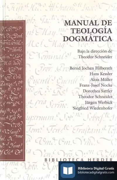 Descargar Manual De Teología Dogmática
