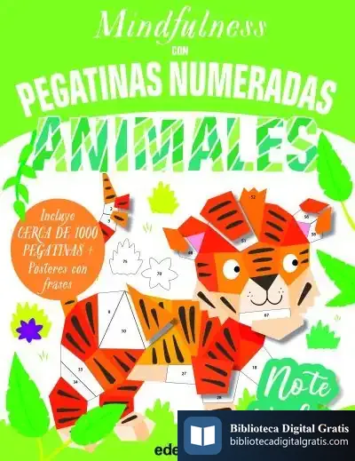Descargar Mindfulness Con Pegatinas Numeradas: Animales