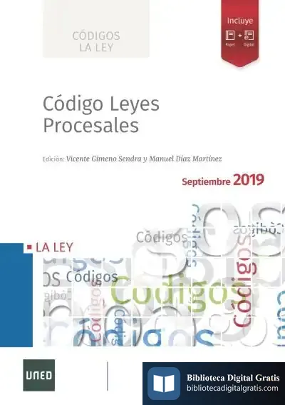Descargar Codigo De Leyes Procesales 2019