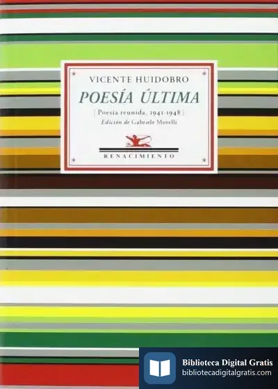 Descargar Poesía Última de Vicente Huidobro