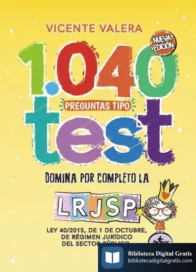 Descargar 1040 Preguntas Tipo Test Lrjsp
